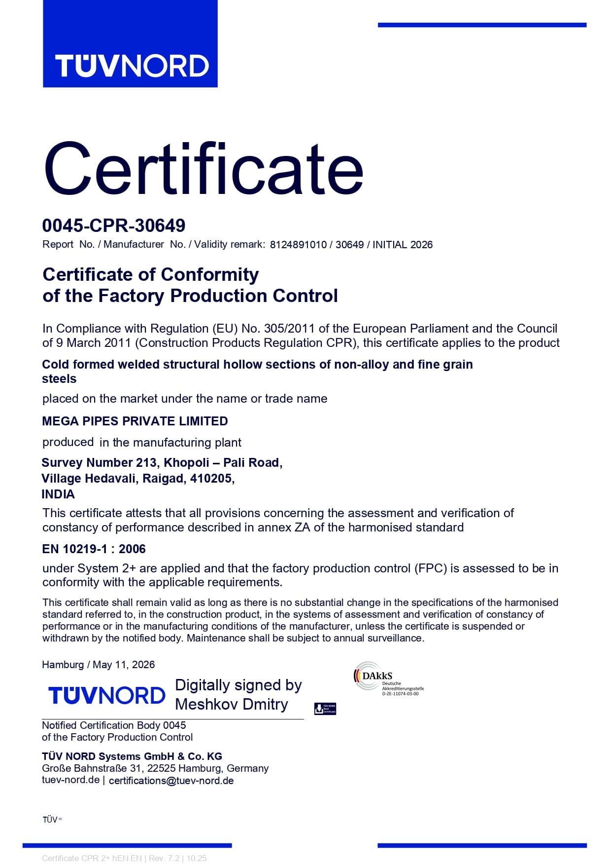CE Marking Certification